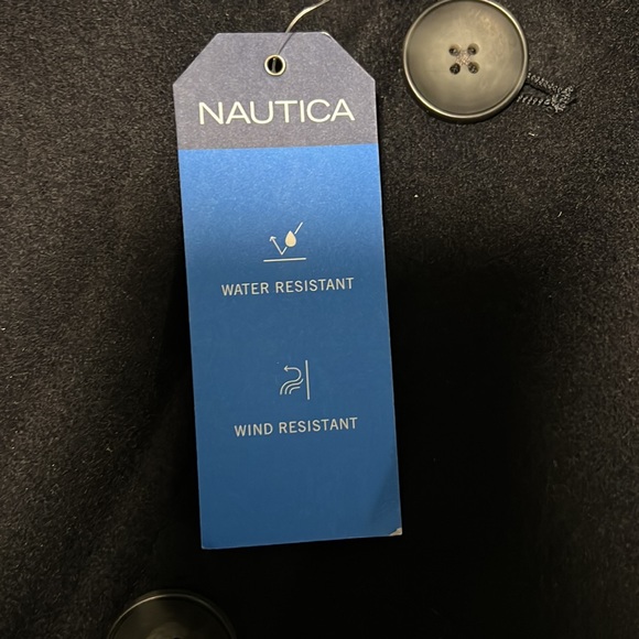 Nautica Men’s Classic Double Breasted Peacoat, Brand New COLOR:DARK NAVY - Picture 8 of 8